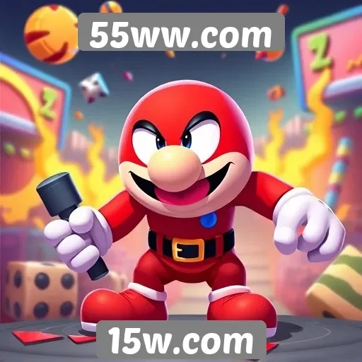 Variedade de jogos disponíveis no 55ww.com