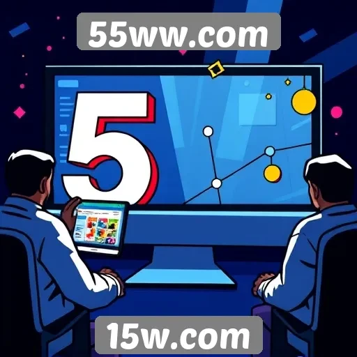 Estratégias de marketing do site 55ww.com